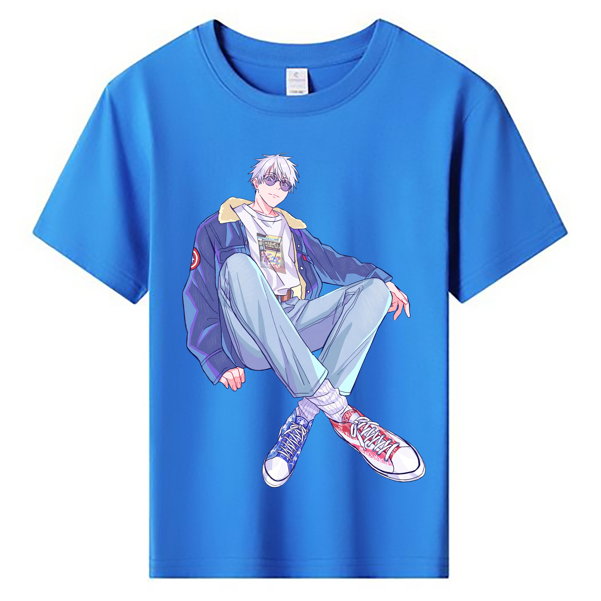 （画像用） 呪術廻戦 Jujutsu Kaisen 綿100％キッズTシャツ（フロントプリント）